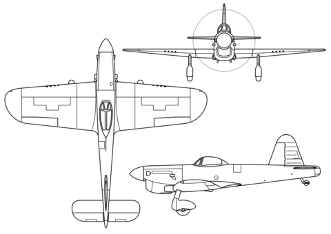 Miles M20 Coloring Page